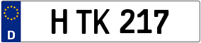 Truck License Plate